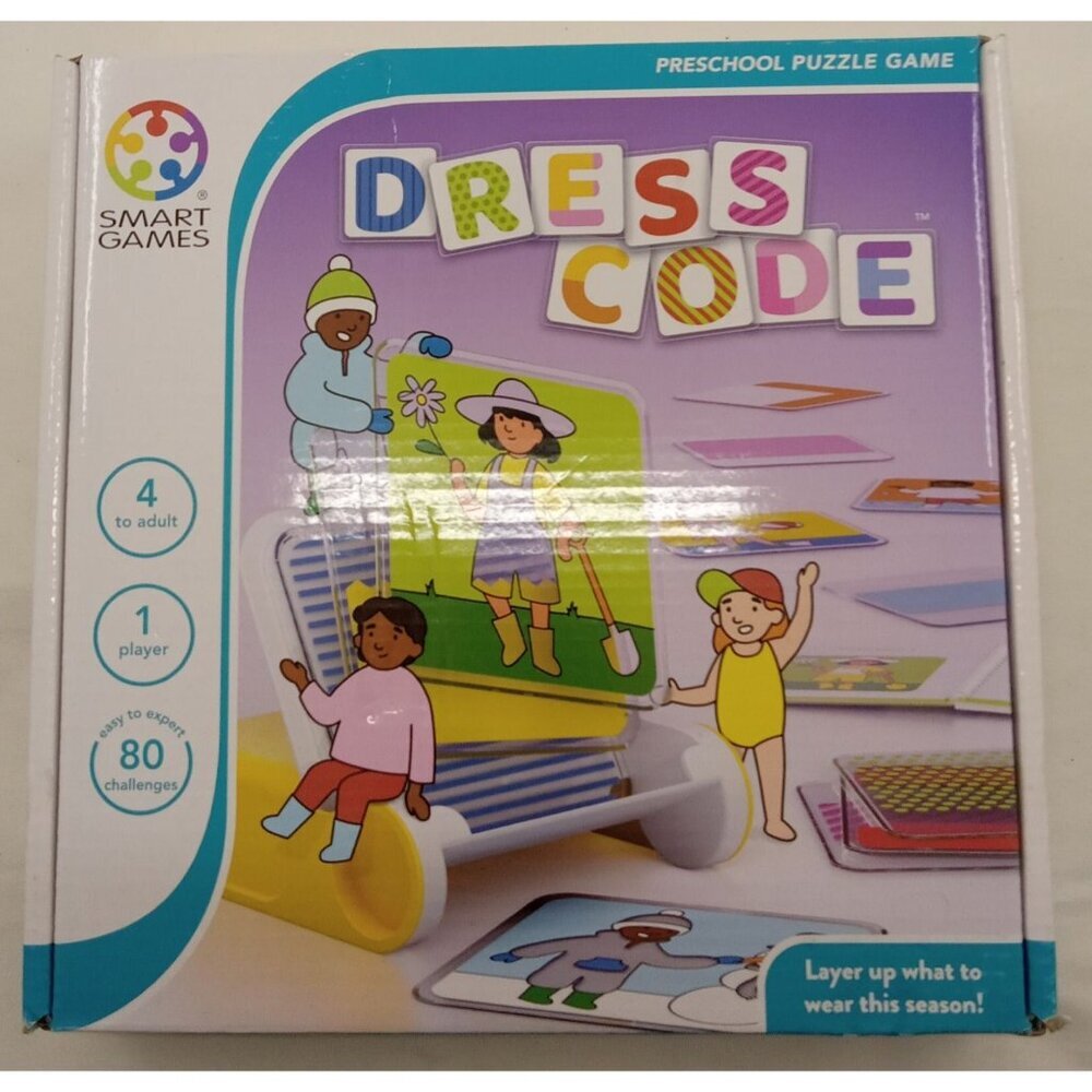Dress Code Smart Games Puzzle Game – Fashion Matching Toy for Educational Fun